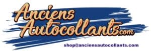 Anciens autocollants logo