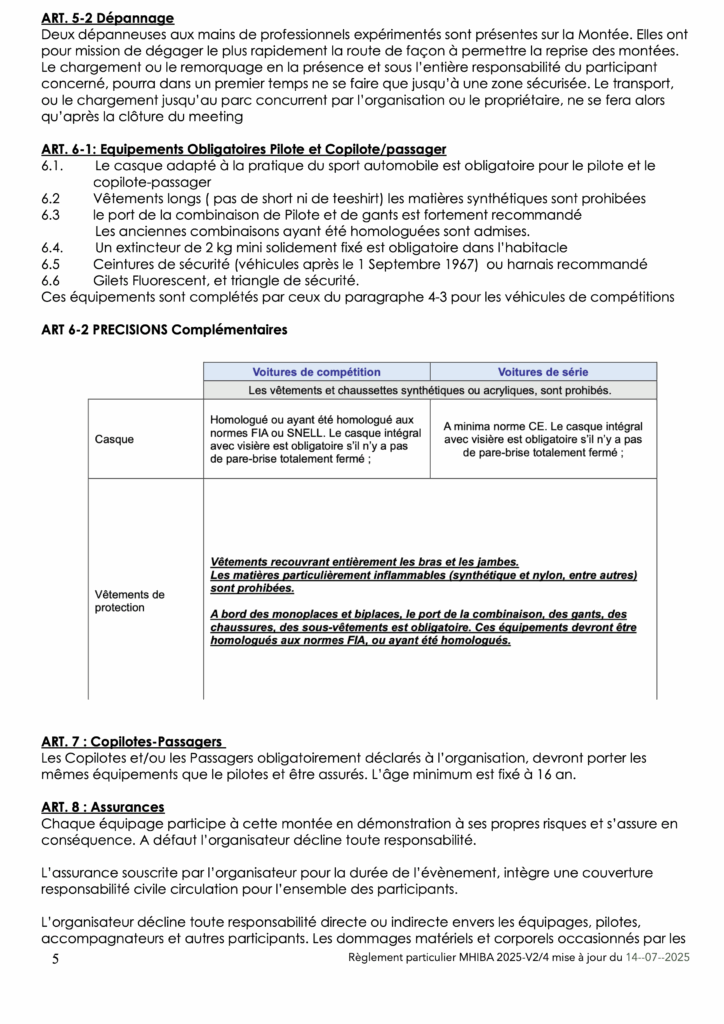 mhiba reglement 2025 V24 5 maj 140725
